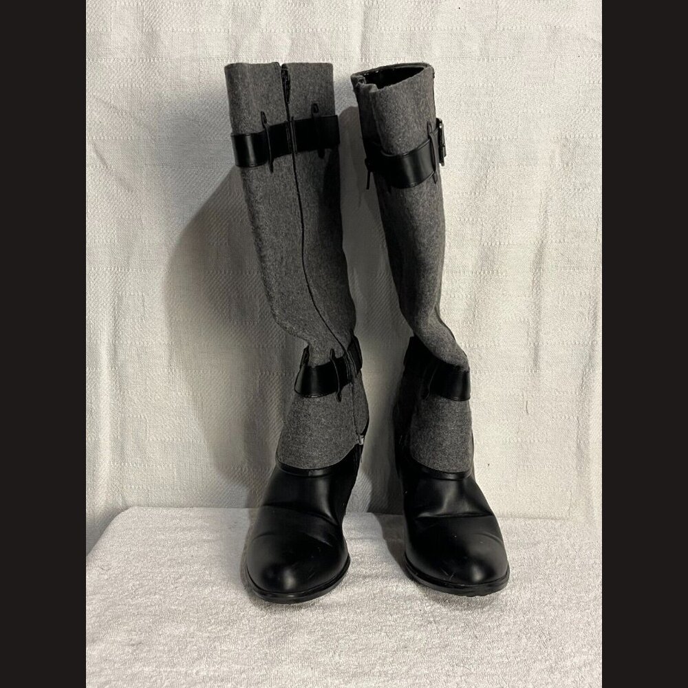 Solesenseability women's black and grey boots‎ size 9
